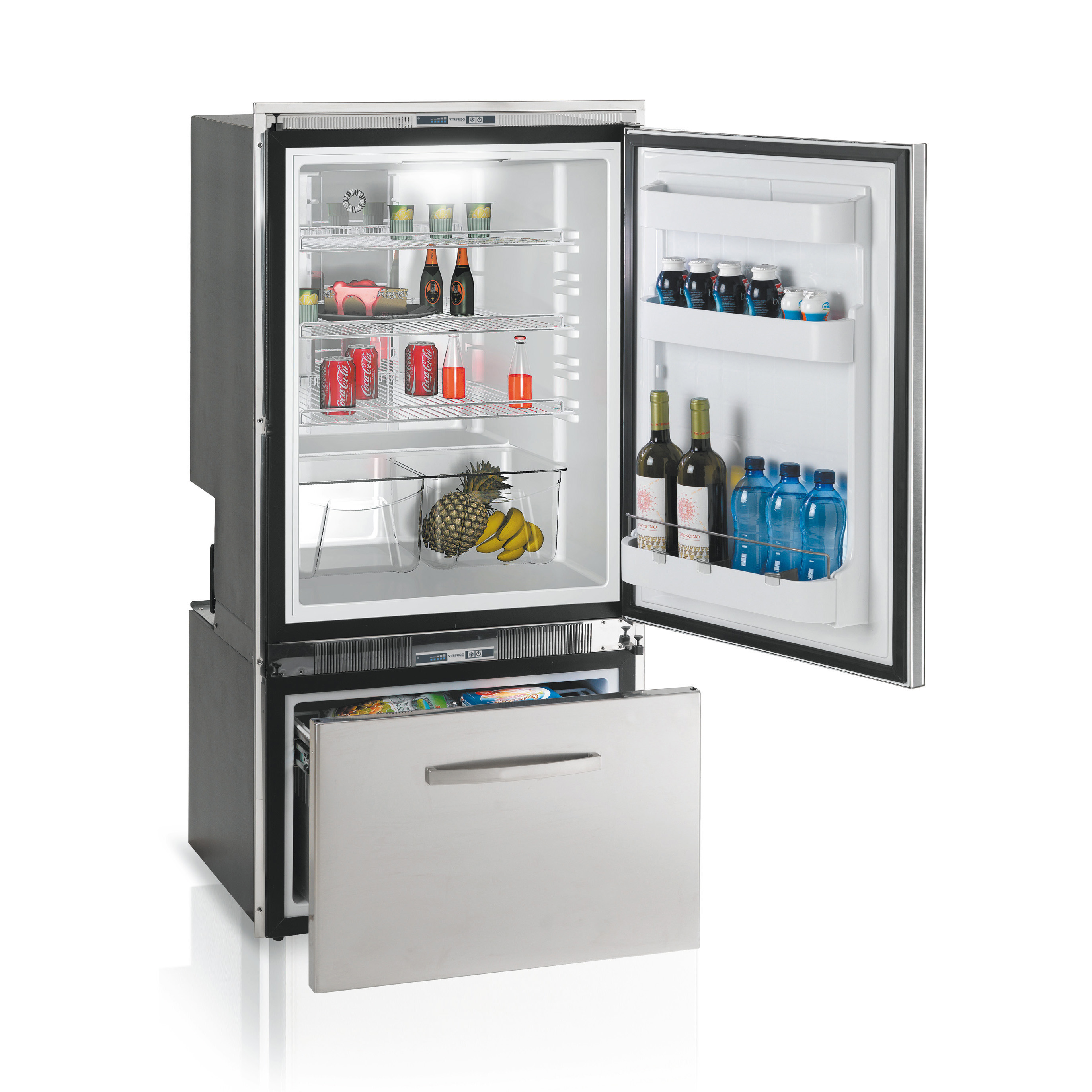 DW250 250 Litre front opening 12/24 volt Vitrifrigo fridge drawer