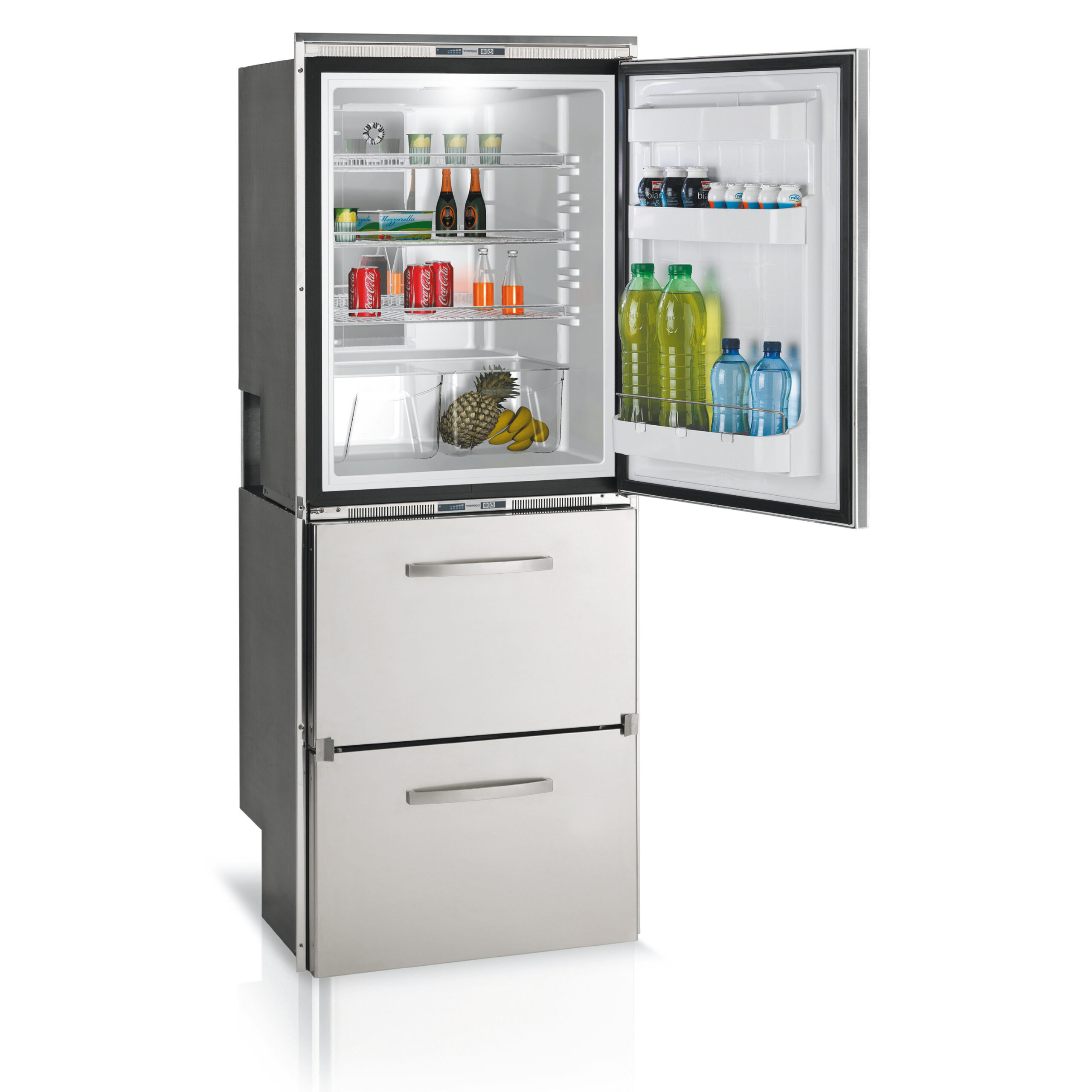 Dw360 301 Litre 12 24 110 240v Vitrifrigo Motorhome Fridge Freezer Penguin Refrigeration
