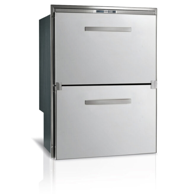144 Litre 2 drawer 12/24 volt marine fridge or freezer with integral compressor