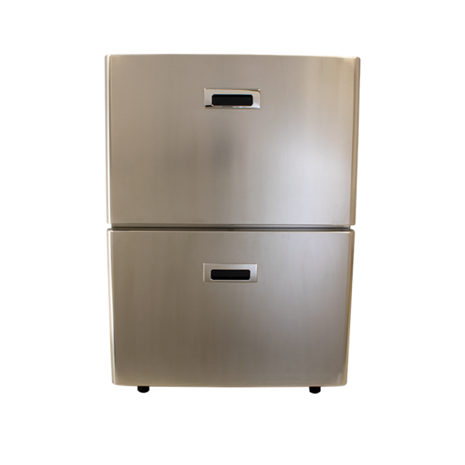 MS130 - 130 Litre stainless marine drawer fridge-01