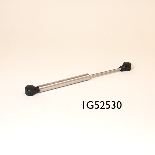Frigoboat stainless steel gas strut to hold lid open on MS cabinet top loading fridge or freezer.