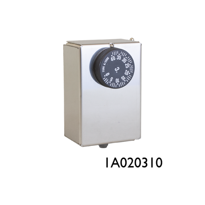 fridge thermostat 0 to +40 C fixed sensor